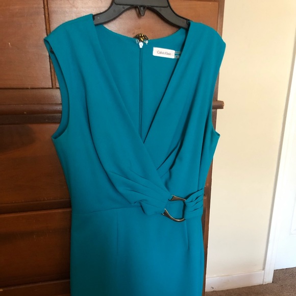 Teal Cocktail Dress - Picture 1 of 2